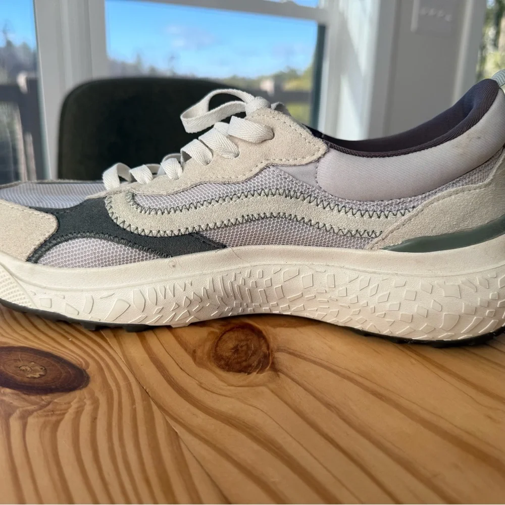 Vans Beige, Gray & Cream Low-Top Sneakers